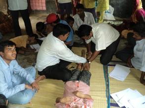 physiotherapy for a child with cerebral palsy