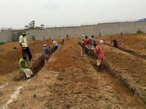 Digging the foundation