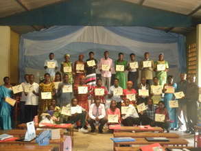 Youth Trained in Micro-Agriculture