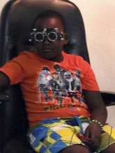 Kevin at optometrist