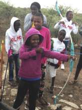 Aruma at the bow shooting