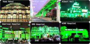 Major historical places of Jaipur bathed in green