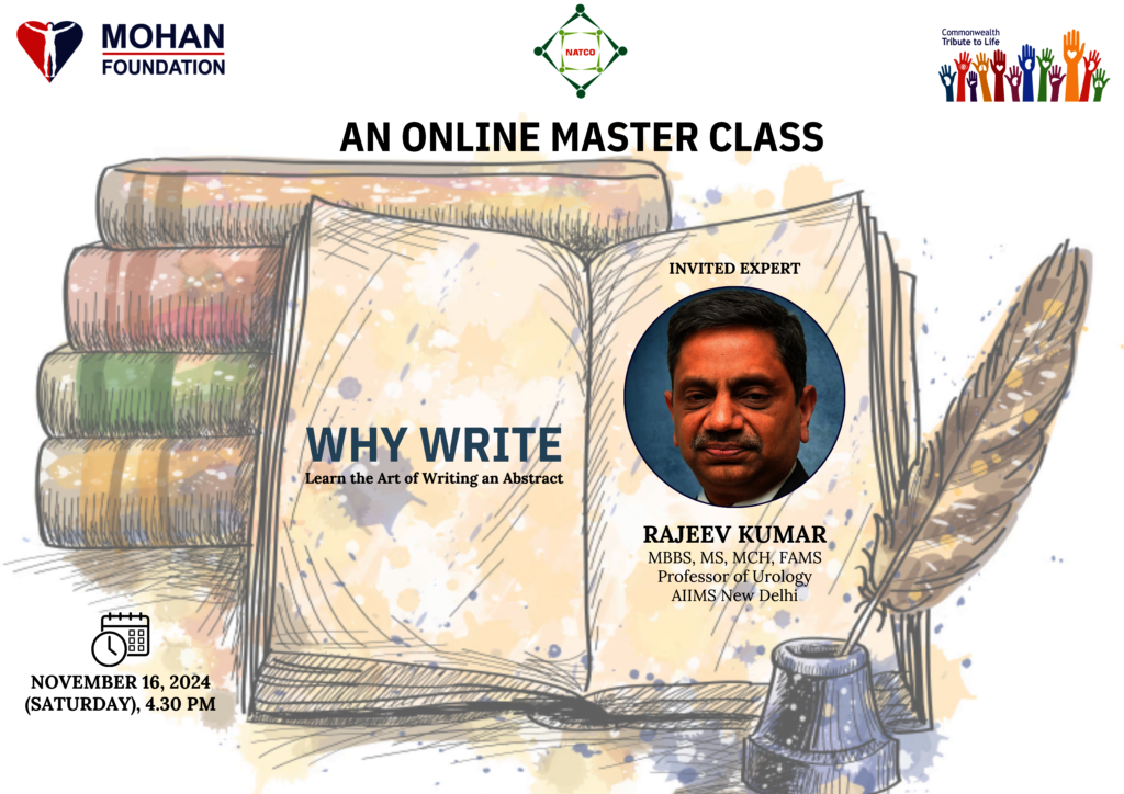 Masterclass on  Writing an Abstract