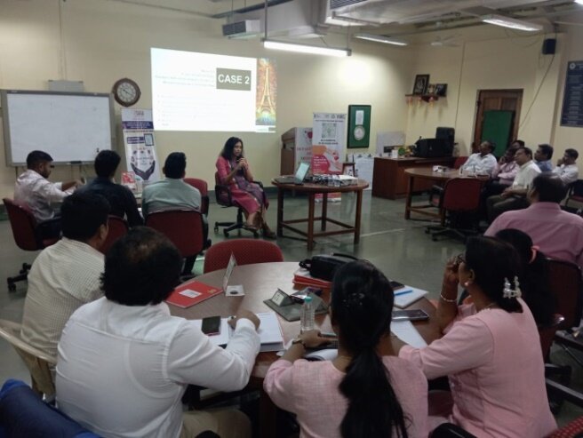Jaya Jairam discussing transplant cases