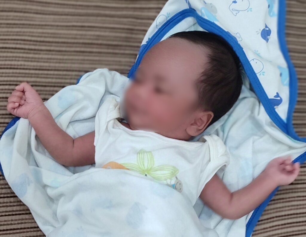 A FOUNDLING BABY RESCUED BY ANGEL HOUSE