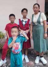 Three siblings reunited with their mother.