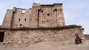 Renovation of the Kasbah into a library is beginning.