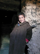 Mustapha Jini stands in the Amzrai Igherm, the future home of hi