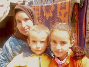 Fadma Aiit Moha and her family.