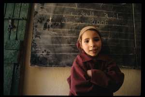 A student that will benefit from the library.
