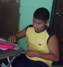 Guillermo studying
