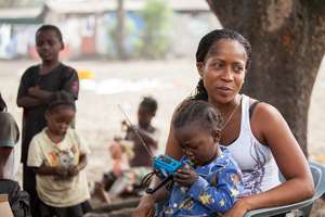 Josephine, an Ebola survivor from Liberia