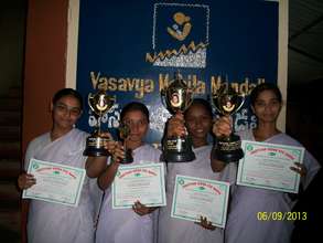 Youth sharing their victory in studies