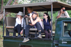 Earthwatch volunteers collect data on wildlife
