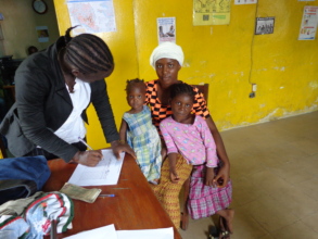 Beneficiary who lost husband & son receives help