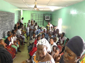 Ebola orphans and victims family members