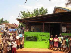 Our library in Danita/ Masese 2 Slum, Uganda