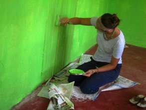 Painting the Library green
