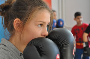 Children acquire various skills through boxing.