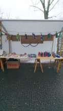 RespAct-project week stall at the Christmas market