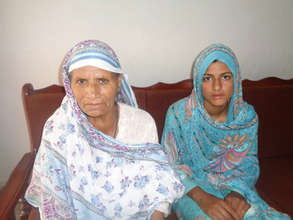 Irum with her Grandmother