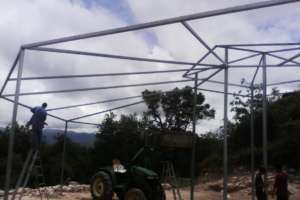 The frame is progressing nicely!