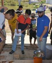 Weighing the fish