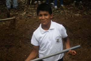 A Student Excited About the New Classroom