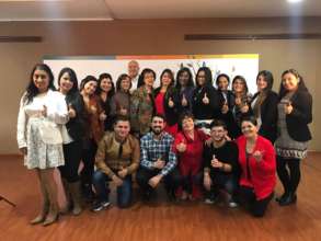 Funcolombiana's volunteer group