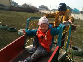 Kids love the slide of ARDI playground