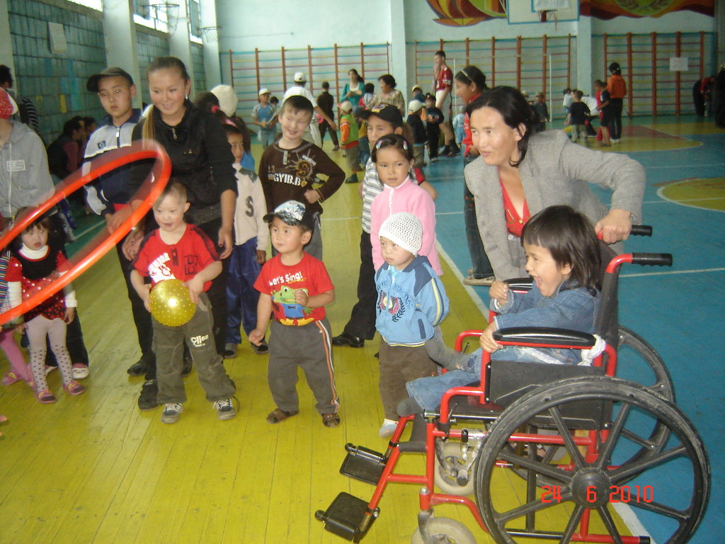 Playgrounds for disabled children in Kyrgyzstan