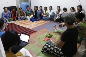 Workshop in progress with Nandini