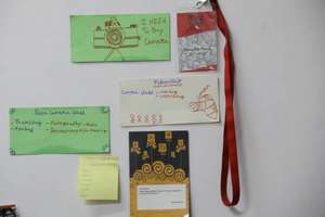 Deepika's work station