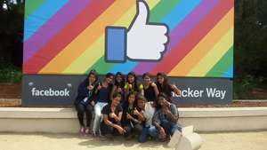 Kranti after our performance at Facebook's office