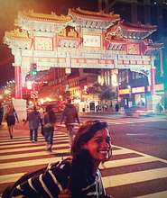 Just arrived at Washington, D.C., at Chinatown