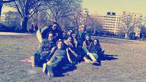 With my friends at Meridian Hill Park picnic