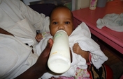 save an abandoned baby's life with formula milk