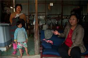 Lalthanzami with a local woman