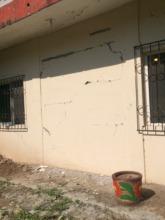 Damage at the Espinal Student House