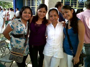 Natividad and fellow CDC students.