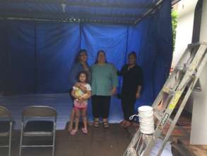 Building a temporary shelter