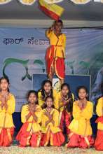Enthusiastic participants in a dance competition