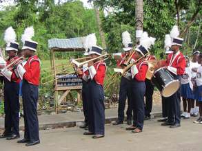 Performing in the Flag Day Parade