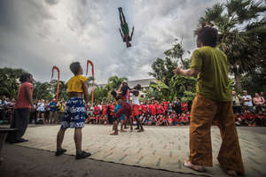 Phare Circus Performers Show Off Daring Acrobatics