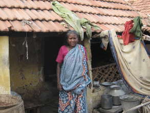 Damages house in A.Kovil patty village, Madurai d