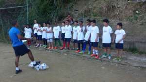 Training footbal