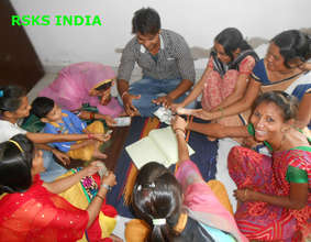 SHGs womens Doing deposits monthly savings