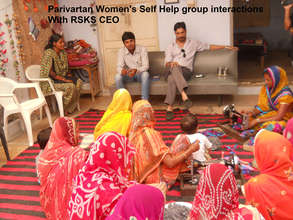 Parivartan Women's Self Help group interactions Wi