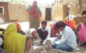 Women Self Help Group monthly meeting