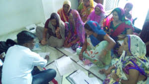 Women Self Help Group monthly meeting